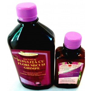 Tinctură de Pufulită cu flori mici combinată cu Ghimpe (500ml) Tinctură de Pufulită cu flori mici combinată cu Ghimpe (500ml)
